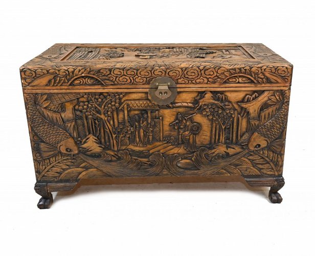Antique Camphor Box, 1930 for sale at Pamono