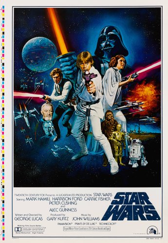 Poster del film Star Wars Original Style C Printers Proof One