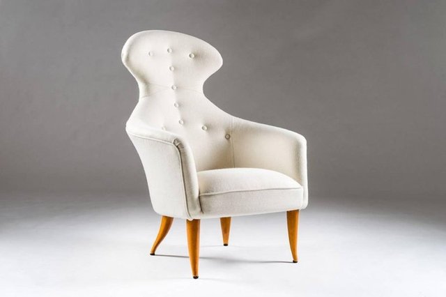 Stora Eva Lounge Chair By Kerstin Horlin Holmqvist For Nordiska Kompaniet 1950s For Sale At Pamono