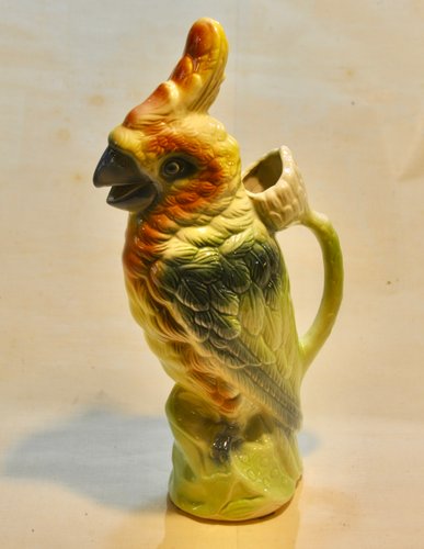 French Cockatoo Jar from St Clement, 1970s for sale at Pamono