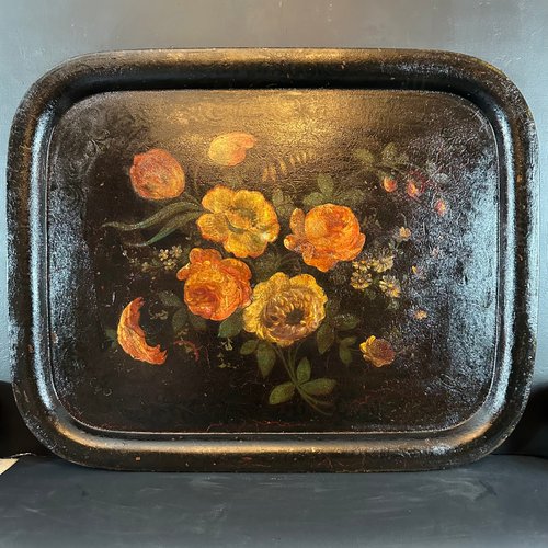 1950s French Decorative l Tray 彫刻模様入 【公式通販】