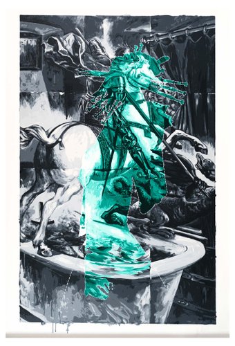 Tadanori Yokoo, Saint George, Original Large Silkscreen, 1990 for