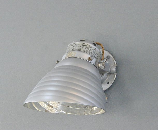 Mercury Glass Wall Light by Zeiss Ikon, 1930s for sale at Pamono