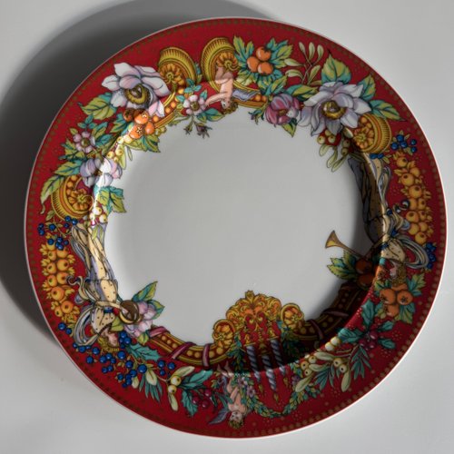 Le Reve De Noel Breakfast Plate by Versace for Rosenthal Christmas
