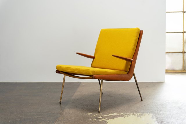 Vintage Danish Boomerang Chair by Peter Hvidt & Orla