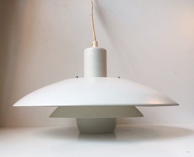 Vintage Danish White Tiered Pendant Lamp From Jeka 1970s For Vintage Danish White Tiered Pendant Lamp From Jeka 1970s For At Pamono