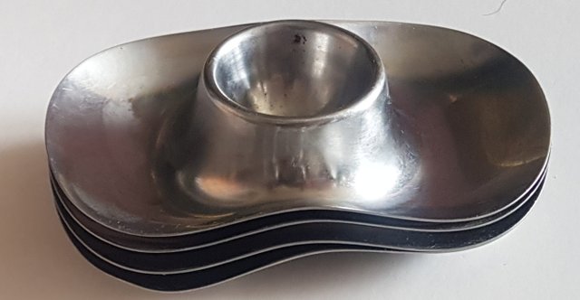 Egg Cup Salt and Pepper Shakers by Wilhelm Wagenfeld for WMF