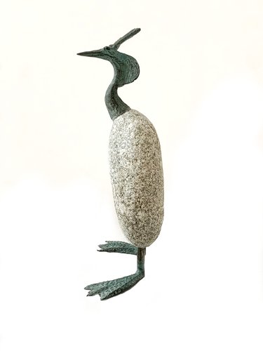 Bronislaw Chromy, A Grebe, Patinated Bronze Sculpture, 21st Century for ...