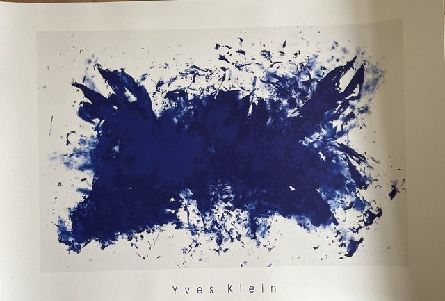 Yves Klein, Hommage an Tennessee Williams, 1960er, Siebdruck Yves Klein, Hommage an Tennessee Williams, 1960er, Siebdruck