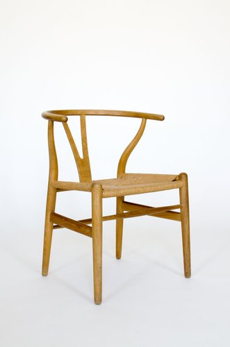 Mid Century Ch24 Wishbone Chair By Hans J Wegner For Carl Hansen