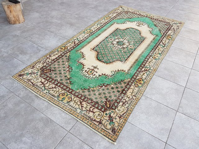 turkish-green-oushak-floor-rug