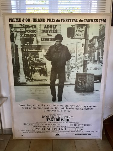 TAXI D アンティーク額入りポスター TAXI D アンティーク額入りポスター TAXI DRIVER アンティーク額入り