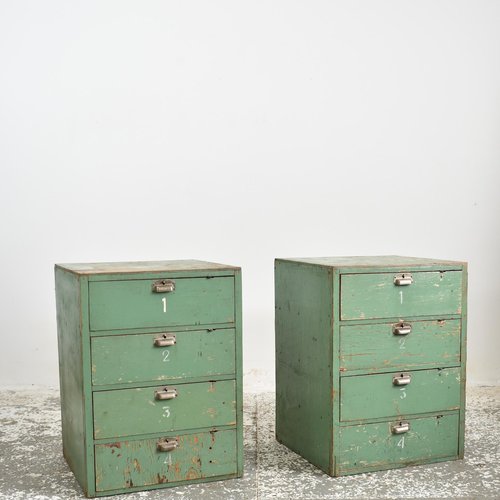 Vintage Industrial Storage Drawers, 1950s for sale at Pamono
