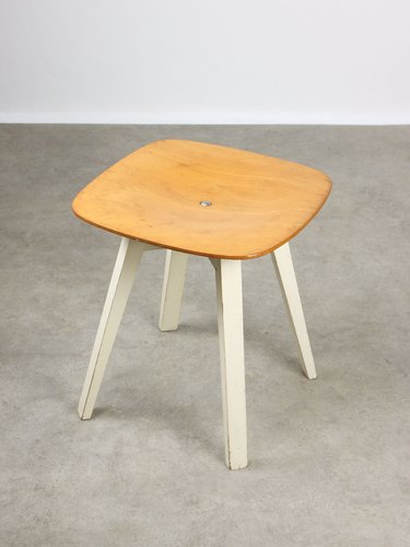 Vintage Plywood Cross-Joint Stool by Niko Kralj for Stol Kamnik