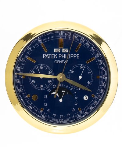 Orologio da parete in oro di Patek Philippe in vendita su Pamono