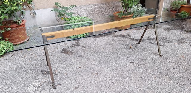 Large Dining Table by Frate Enzo Mari Model for Driade, 1990s for