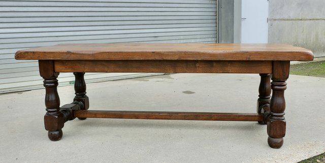 値下　激レア30s  antique vintage Table French 12 Seater Oak Farmhouse Table, 1930s for sale at Pamono