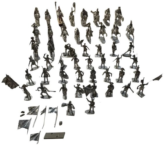 Lot De Soldats De Plomb MHSP Armée Napoléon – Infanterie Française 1:32