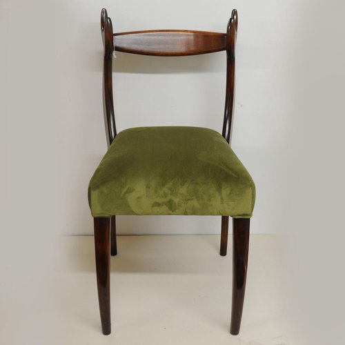 Set of My Dear Chairs in Green Velvet by Sergio Savarese for Dialogica ...