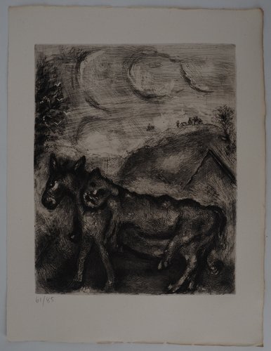 Marc Chagall, The Donkey and the Lion, Original Engraving for sale at ...