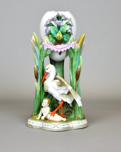Art Nouveau Porcelain Vase from KPM Berlin, 1900s
