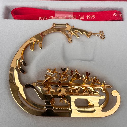 Christmas Ornament by Lene Munthe for Georg Jensen, 1995 for sale