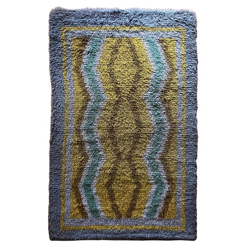 Mid-Century Modern Rya Rug, 1960s for sale at Pamono