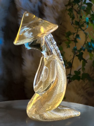 Chinese Murano Glass Figure by Archimede Seguso for Seguso