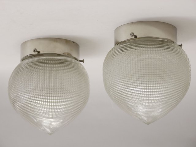 Vintage French Ceiling Lights From Holophane Set Of 2 Vintage French Ceiling Lights From Holophane Set Of 2 For At Pamono