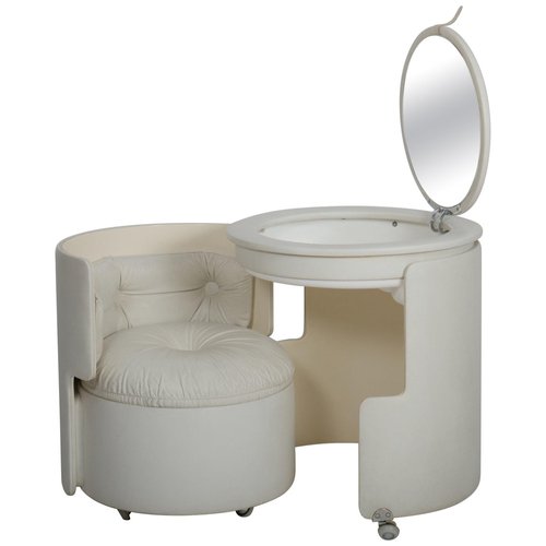 Dilly Dally Vanity attributed to Massoni for Poltrona Frau, Italy