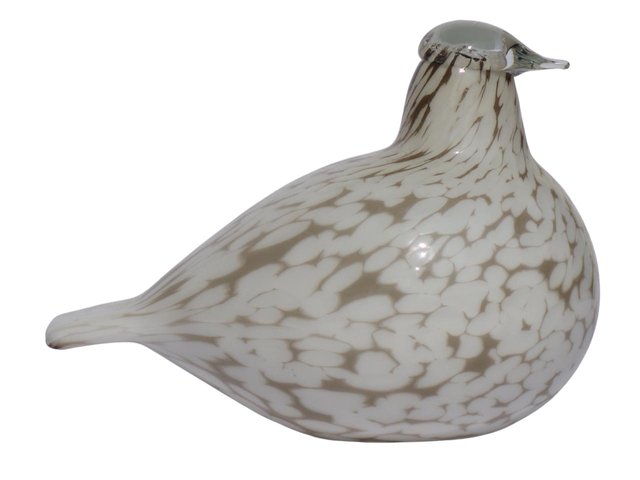 Iittala Glass Bird Willow Grouse by Oiva Toikka, 1980s for sale at