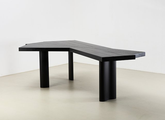 名作 定価16万 90s 正規cassina  LOGGIA DESK テーブル LC16 Table De Travail Avec Rayonnages Writing Desk Cassina