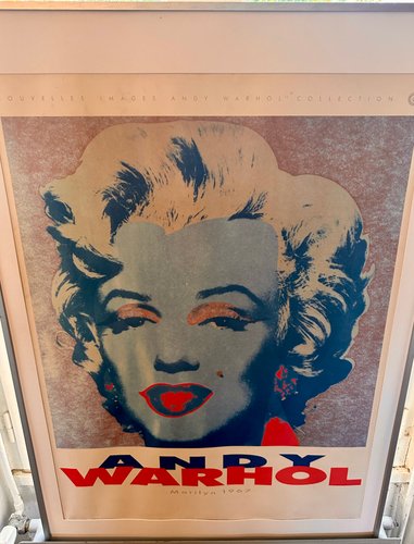 1989 Original Andy Warhol Le Cento Pop Art Print Italy