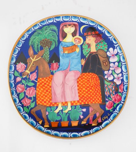 christmas-pottery-plate-by-