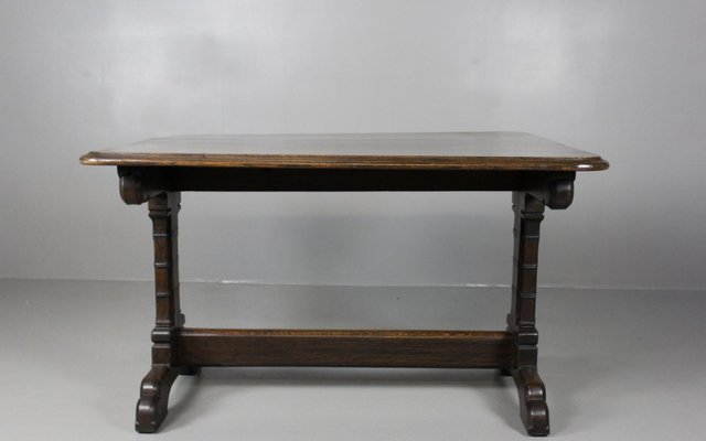 Victorian Gothic Style Oak Dining Table For Sale At Pamono