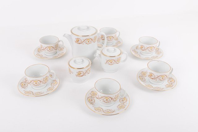 Italienisches Vintage Porzellan Set von Richard Ginori, 1970er, 9er Set