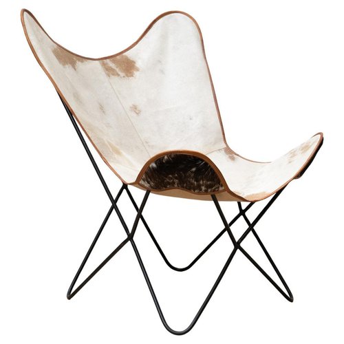 BKF Butterfly Chair in Cowhide Leather, 2000 for sale at Pamono