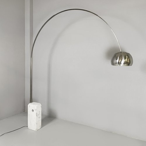 エリオ・マルティネッリ イタリア アンティーク スチール flos 1960s Mid-Century Modern Italian Arco Floor Lamp by Castiglioni