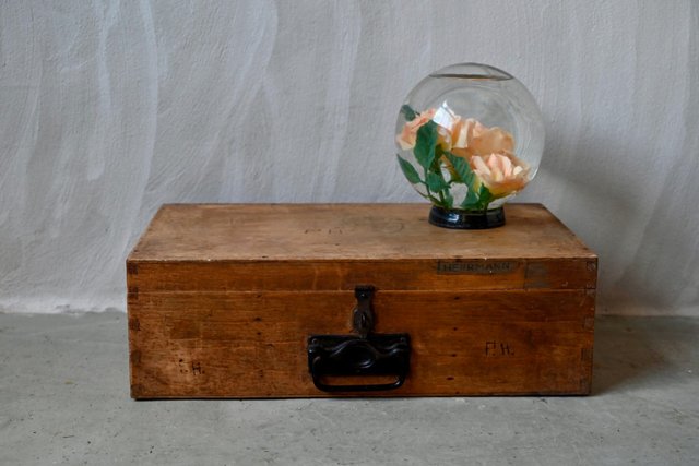 Valise Industrielle en Bois en vente sur Pamono