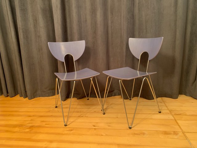 Set of Mikado Dining Chairs by Walter Leeman for Kusch + Co