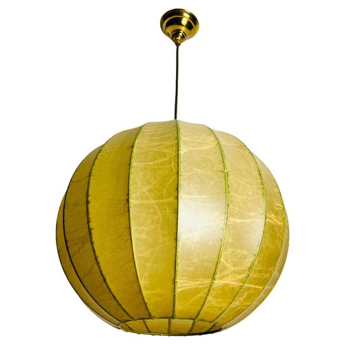 Mid-Century Round Cocoon Pendant Lamp by Achille Castiglioni