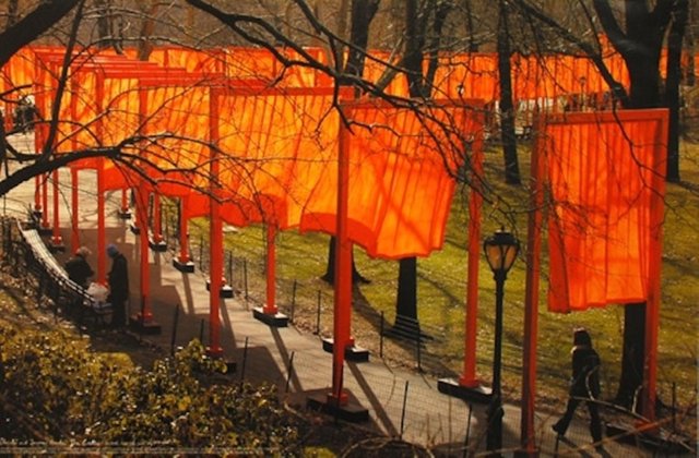 Christo, The Gates, Central Park, New York, Photograph for sale at