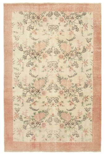 Vintage Turkish Cotton and Wool Rug for sale at Pamono