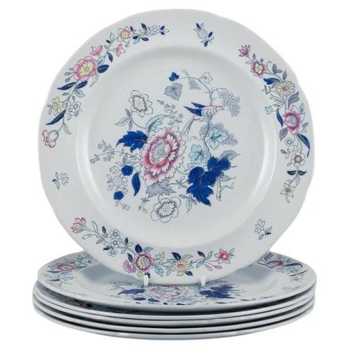 Dinner Plates in Faience from Copeland/Spode, England, 1930s, Set