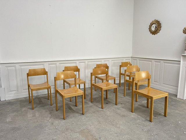 Canto Stühle von Schlapp Mobel, 1980er, 8 Set bei Pamono kaufen