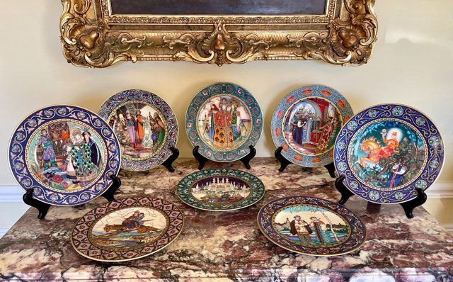 Collection Plates from Villeroy & Boch, Set of 8 for sale at Pamono