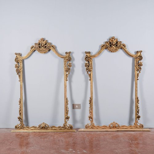 Rococo Style Gilded Carved Frames, 1960s, Set of 2 for sale at Pamono