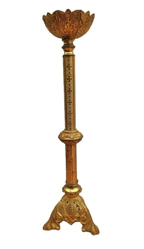 Bougeoir Chérubin Antique en Bronze Patiné et Bronze Patiné, 19ème Siècle en vente sur
