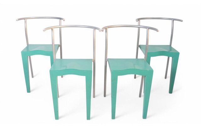 Dr. Glob Chairs by Philippe Starck for Kartell, 1980s, Set Dr. Glob Chairs by Philippe Starck for Kartell, 1980s, Set
