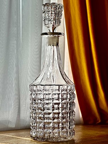 19th Century Lead Crystal Decanter, 1845 for sale at Pamono